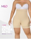 SHORT TALLE ALTO CONTORNO SILICONADO EN PERINEAL CREMALLERA SXA-0327 MYD