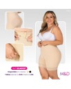 SHORT TALLE ALTO CONTORNO SILICONADO EN PERINEAL CREMALLERA SXA-0327 MYD