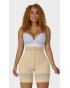 SHORT ALTO RELOJ DE ARENA CON CREMALLERA INVISIBLE MYD SXA-00728 BEIGE