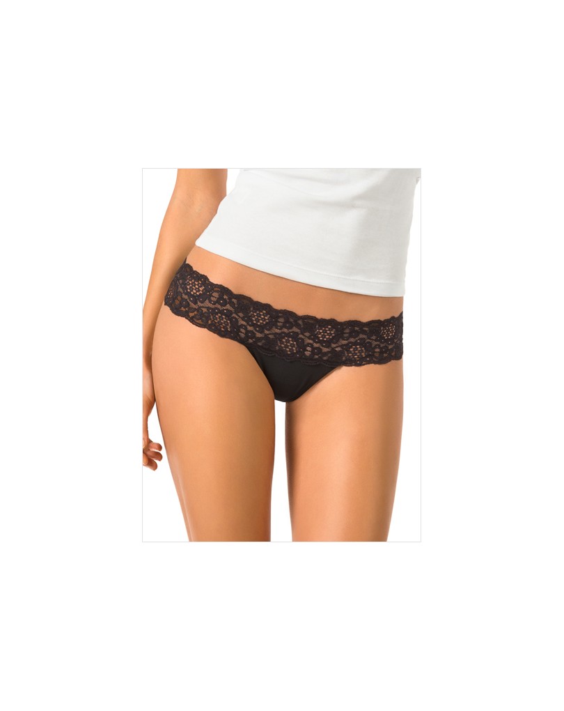 LEONISA 72296 TANGA CINTURA DE ENCAJE