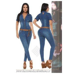 ENTERIZO VAQUERO MANGA CORTA ESCOTE V