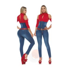 ENTERIZO VAQUERO COLOMBIANO ESCOTE Y CUELLO ALTO