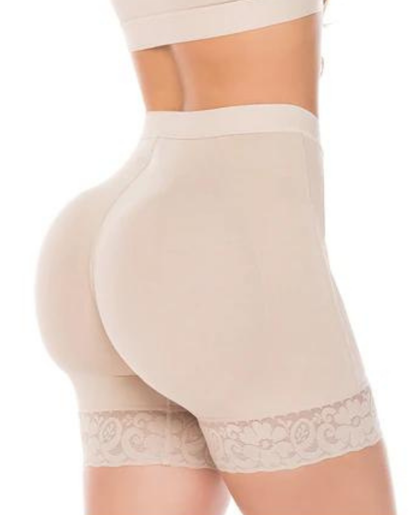 SHORT LEVANTACOLA CON HUECOS INTERNOS Y FORRO DE LICRA SALOME 316 RESORTE