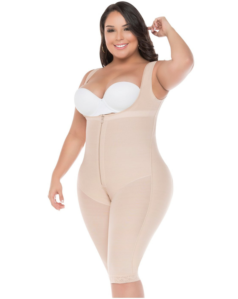 FAJA SALOME REF 517 ESPALDA ANCHA CON GLÚTEOS EN FRANELA