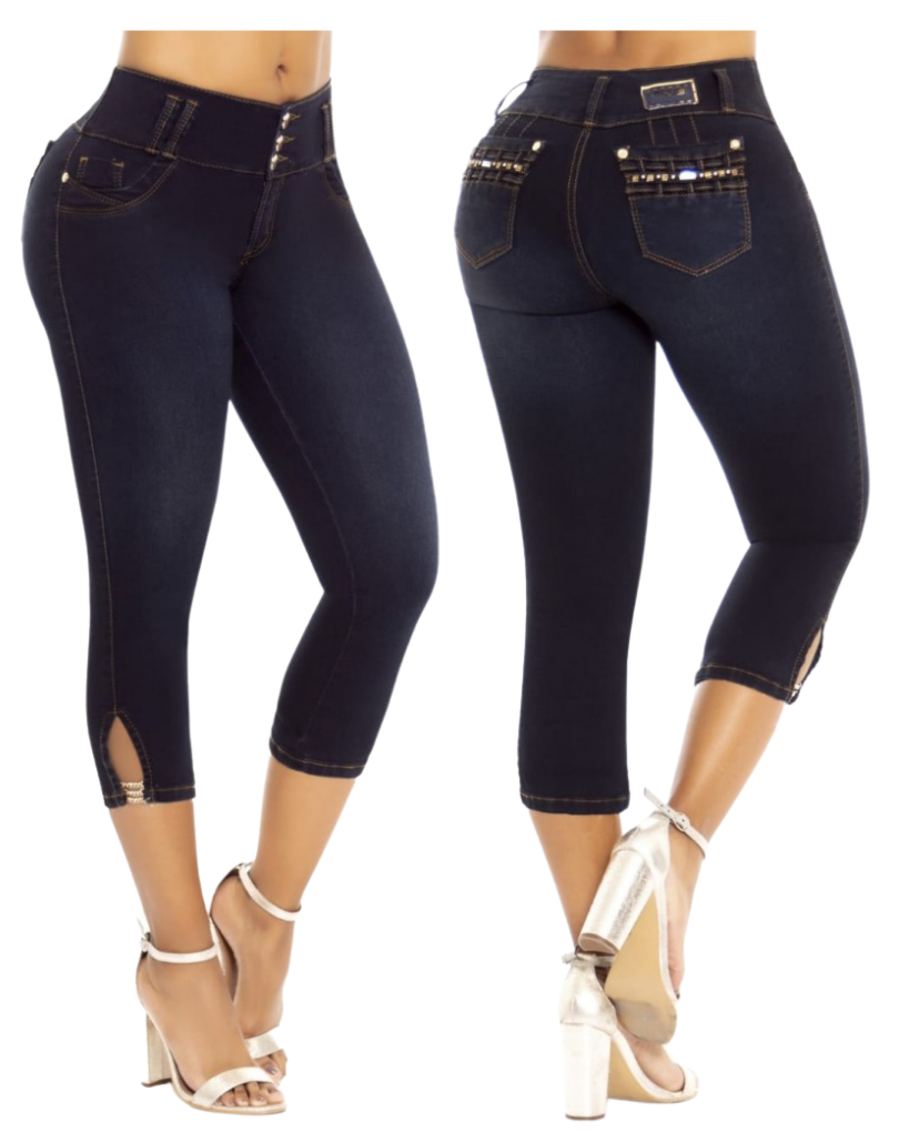 PANTALÓN ESTILO PIRATA CON BOLSILLOS NYE 63564
