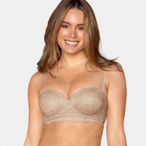 BRASSIER ENCAJE CON MAXIMO CUBRIMIENTO EN ESPALDA LEONISA 11877