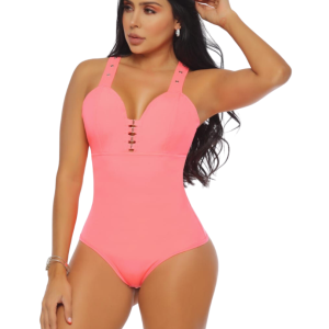 BODY ESCOTE PROFUNDO CON FAJA REDUCTORA ABDOMEN