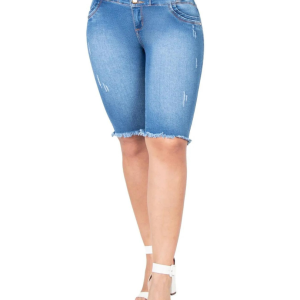 PANTALÓN ESTILO CAPRI LEVANTACOLA CON BOLSILLOS DE REALCE PUSH-UP COLOMBIANO 167D