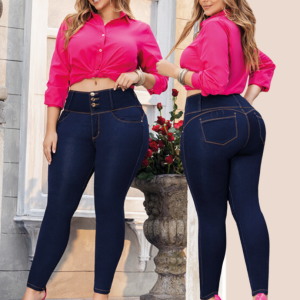 VAQUERO DAMA CLÁSICO CON BOLSILLOS DE REALCE PUSH-UP LEVANTACOLA