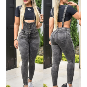 OVEROL JARDINERA CON BOLSILLOS LEVANTACOLA