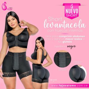 SHORT PUSH-UP BROCHES CON REALCE EN CADERA 613-B SALOME