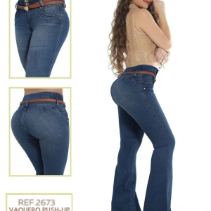 VAQUERO COLOMBIANO BOTA CAMPANA SIN BOLSILLOS 2673