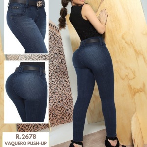 PANTALÓN LEVANTACOLA SIN BOLSILLOS DE REALCE LEVANTACOLA 2678