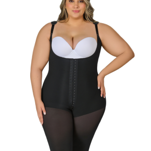 FAJA RODILLA CON 2 NIVELES DE BROCHES ESPALDA ALTA MYD F-0078 NEGRA