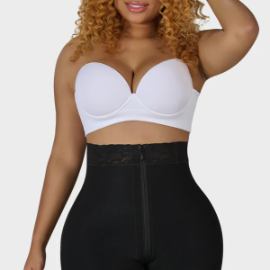 SHORT ALTO RELOJ DE ARENA CON CREMALLERA INVISIBLE MYD SXA-00728