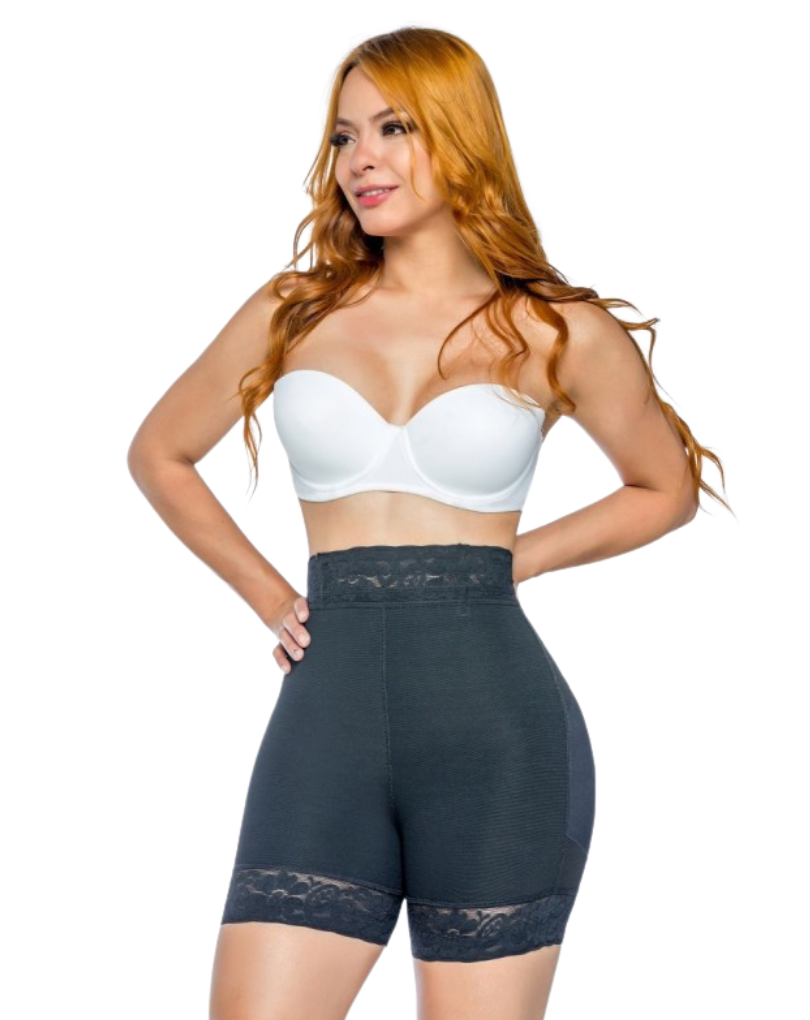 SHORT TALLE ALTO INVISIBLE HUECOS INTERNOS  PRETINA ENCAJE 902LMC