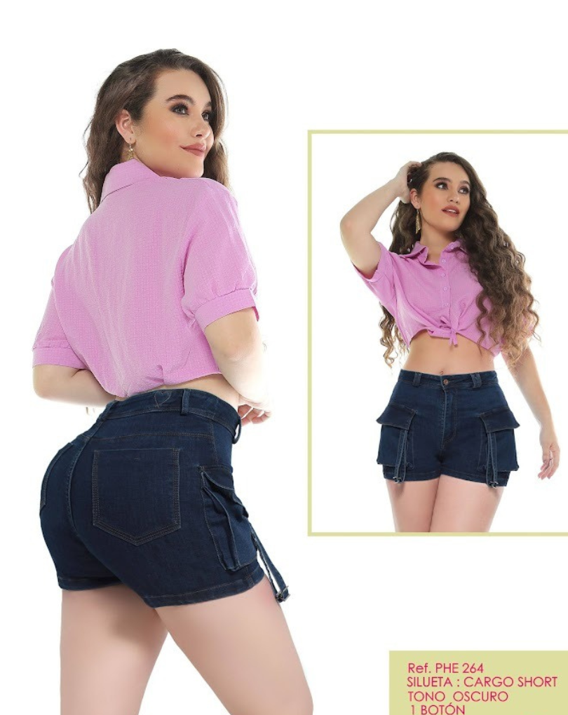 SHORT LEVANTACOLA COLOMBIANO CARGO 264LV