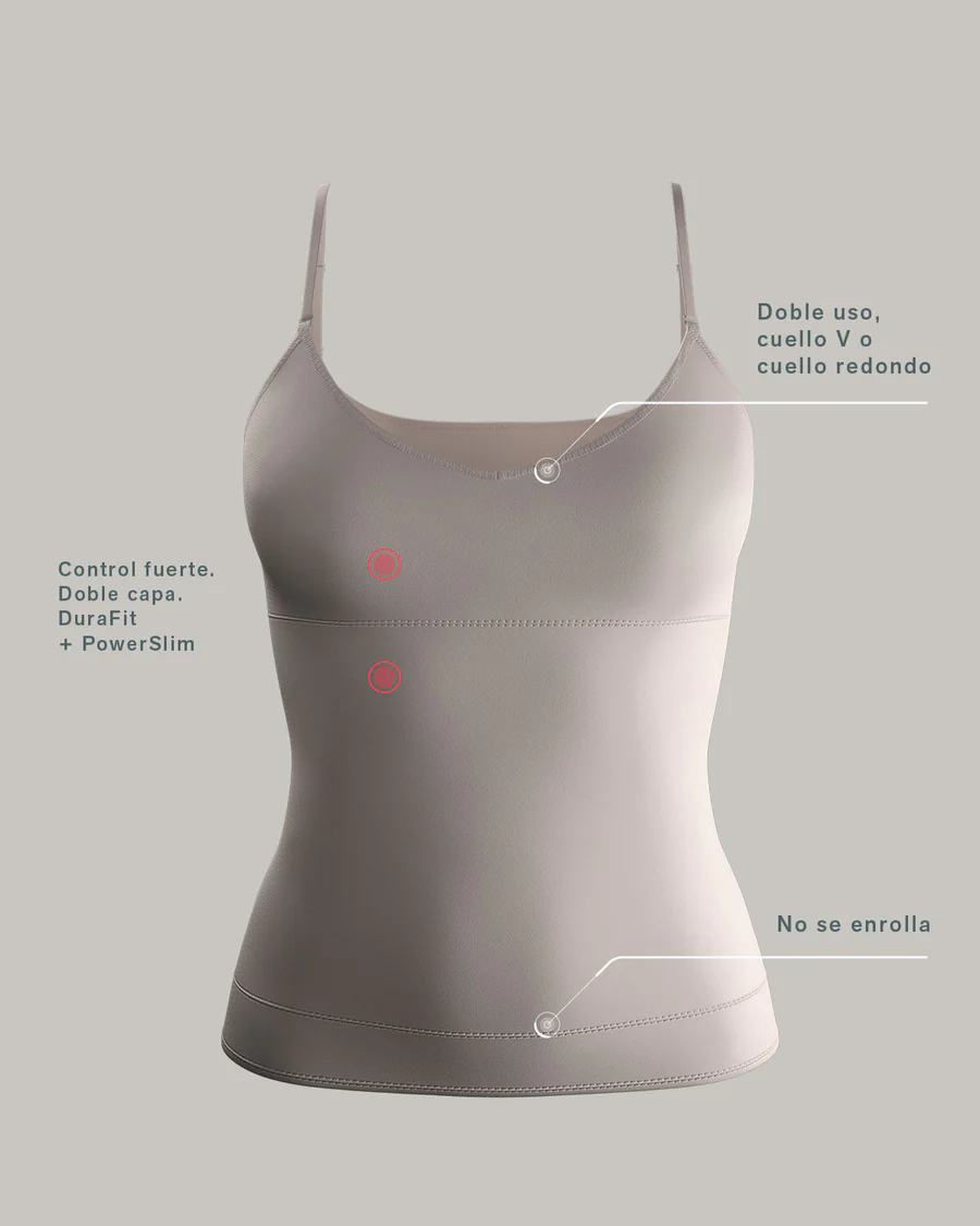 Camiseta de Compresión para Mujer Control de Abdomen y Estilo Irresistible 15824 - Imagen 3