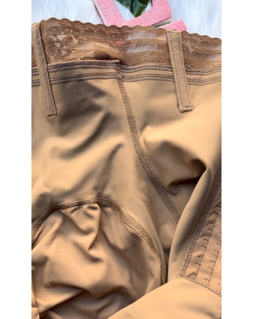 FAJA SHORT ORIGINAL COLOMBIANA STRAPLESS DOBLE BROCHE 736LMC - Imagen 3