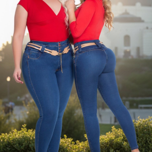 pantalon colombiano 2517 con realce push-Up