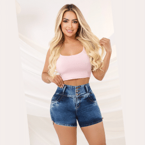 Short Colombiano Levantacola Bolsillos 2686W
