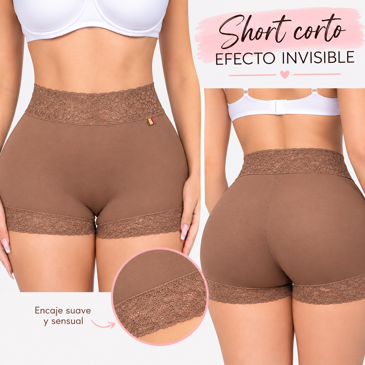 faja short levanta cola colombiana 312lmc cocoa